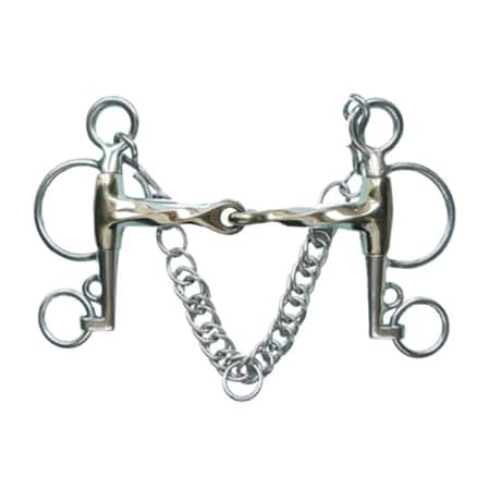 Jacks Imports Twisted Jointed Pelham Mouth Bit 20144